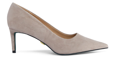 Chelsea Stiletto (Taupe Suede)