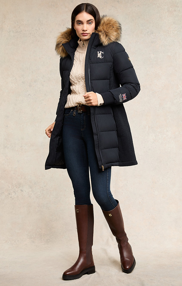 Team Padded Coat (Ink Navy)