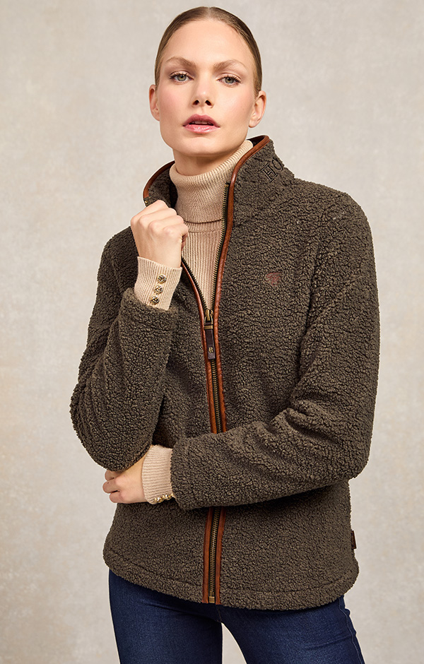 Country Fleece Jacket (Khaki Borg)