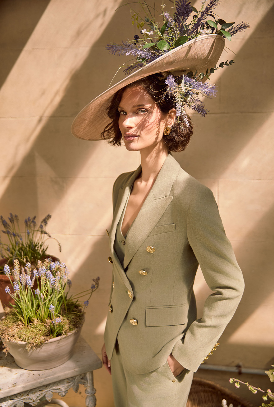 Knightsbridge Blazer (Sage Linen)