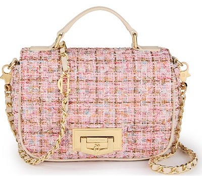 Boucle Crossbody Bag (Pink Sparkle)