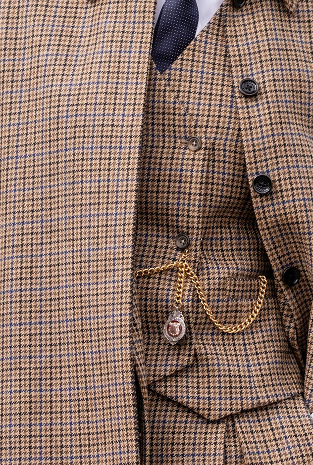 Kensington Waistcoat (Abbot Check Tweed)