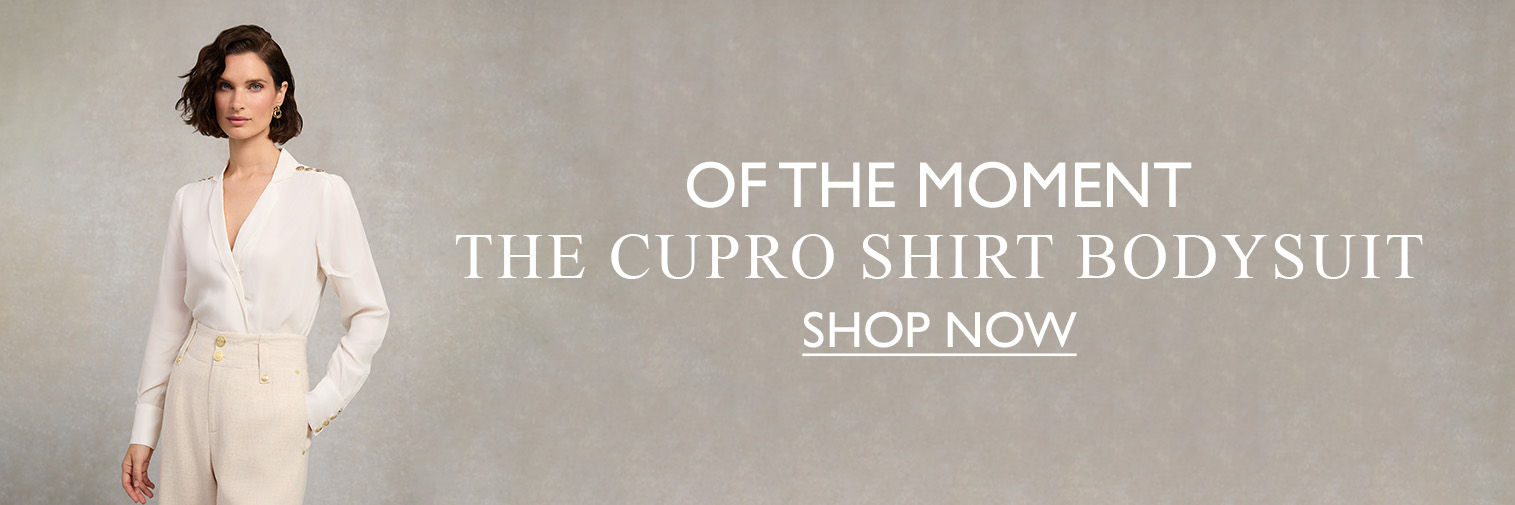 Cupro Shirt Bodysuit (White)