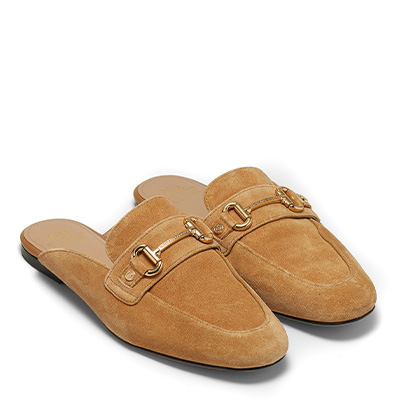 Kingston Horse Bit Loafer (Tan Suede)