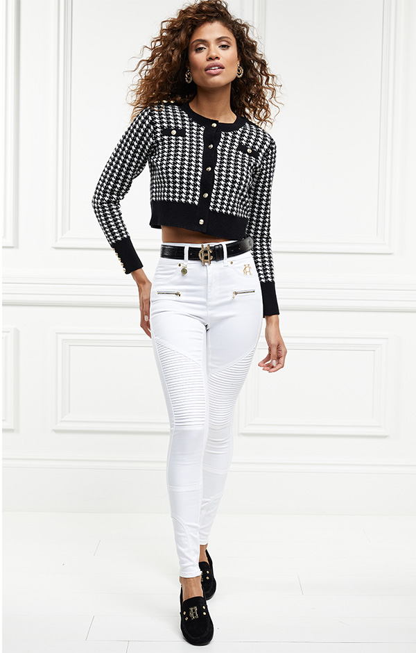 Biker Jean (Optic White)