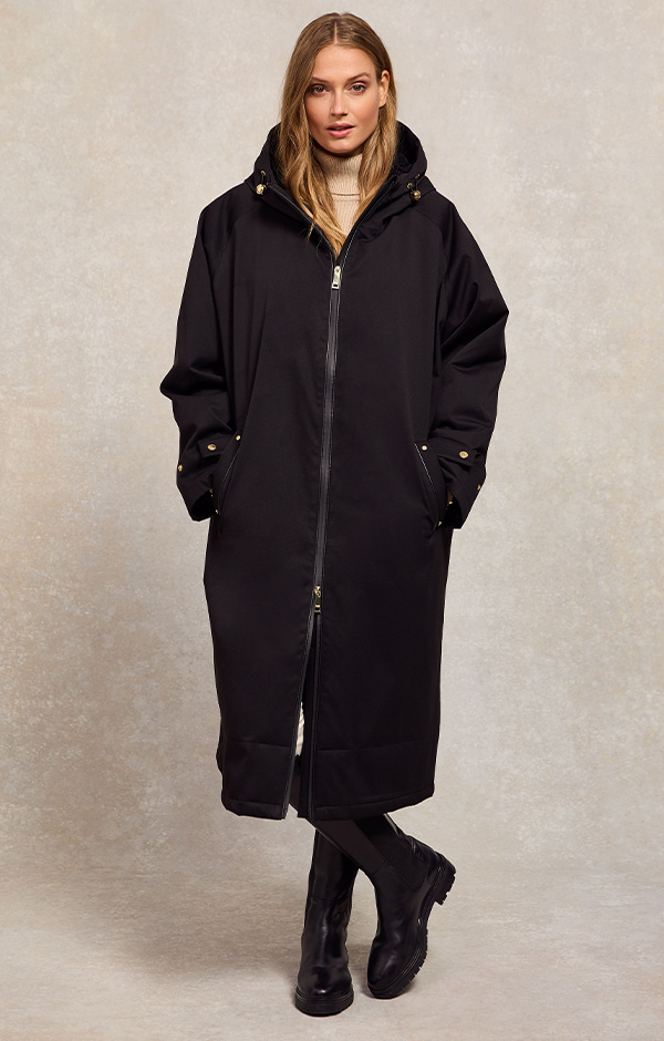 One-Size Waterproof Coat (Black)