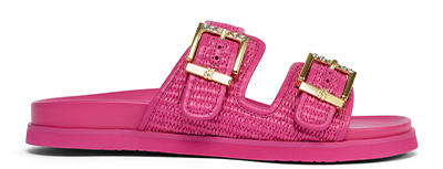 Buckle Slide (Hot Pink)