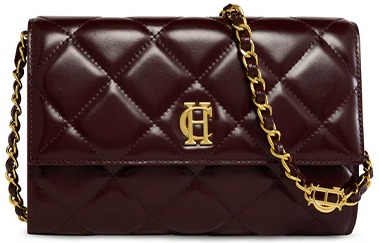 Quilted Crossbody Bag (Oxblood)