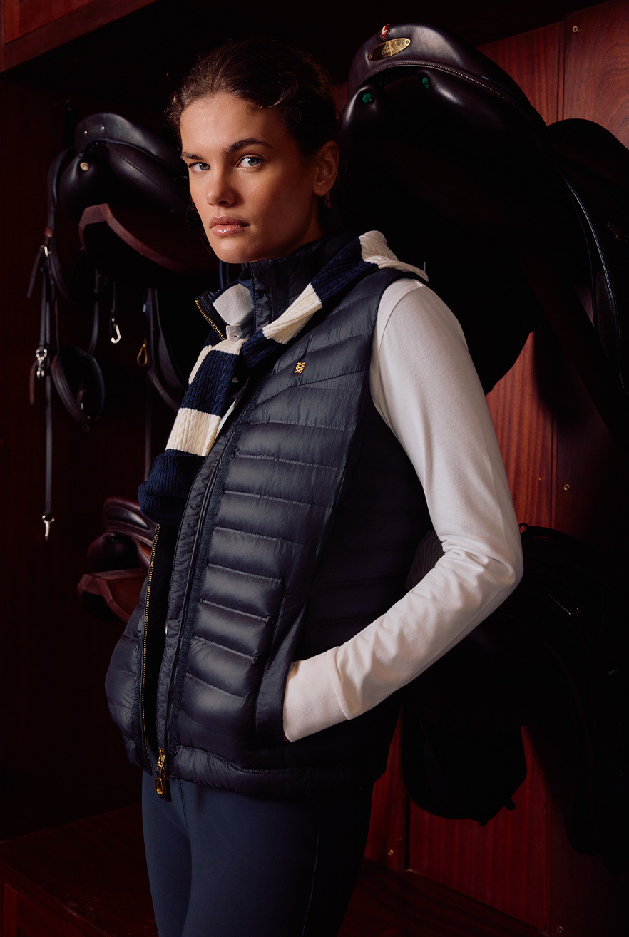 Lightweight Puffer Gilet (Ink Navy)