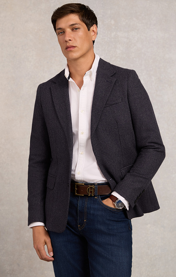 The Single Breasted Blazer (Navy Duke)