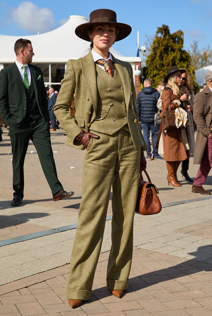 The Moss Herringbone Suit