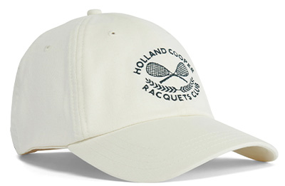 Racquets Cap (Ecru Navy)