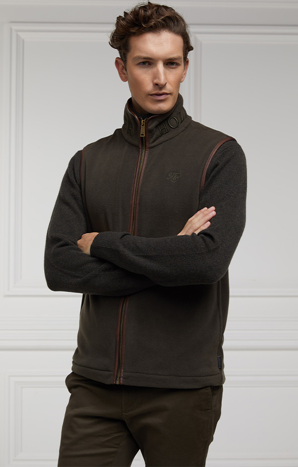 Country Fleece Gilet (Khaki)