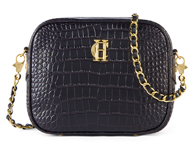 Soho Camera Bag (Rich Chocolate Croc)