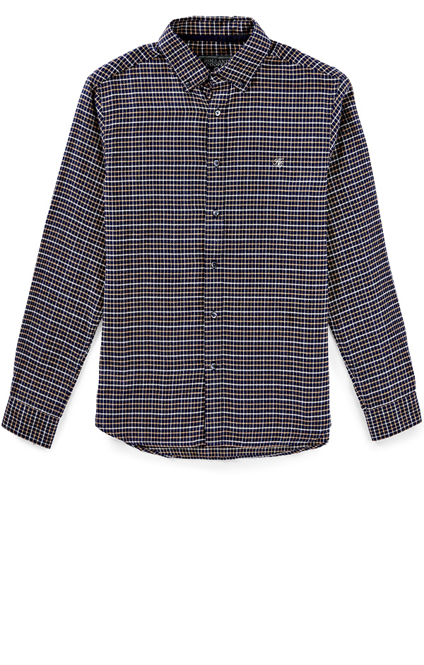 Classic Button Down Shirt (Cheltenham Navy Check)