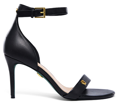 Ellenborough Stiletto (Black Leather)