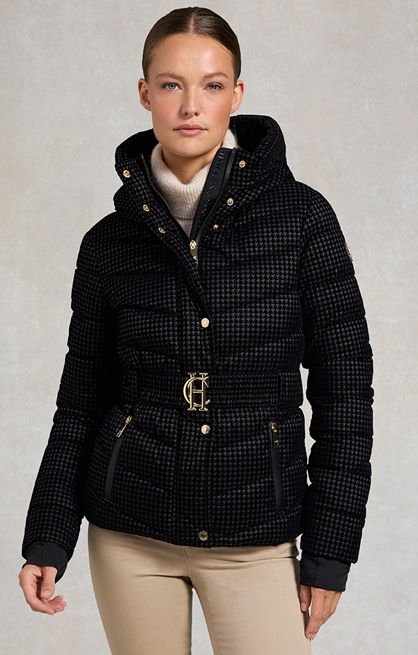 Arosa Jacket (Black Mini Flock)