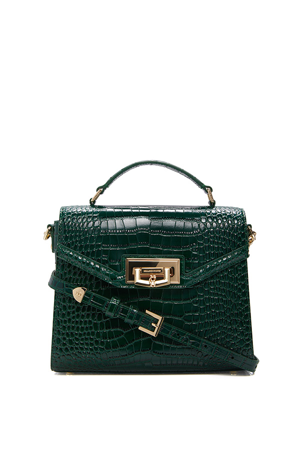 Cheltenham Bag (Emerald Croc)