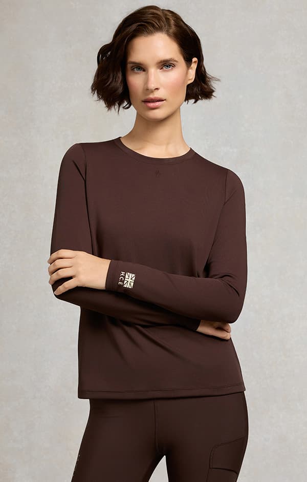 Chiltern Crew Neck Top (Walnut)