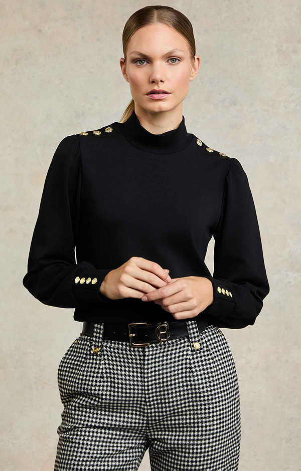 Kelso High Neck (Black)