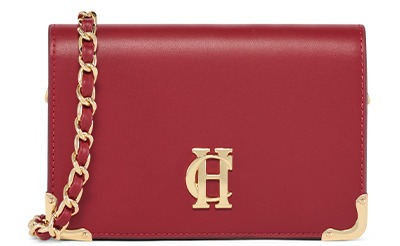 Kensington Crossbody Bag (Deep Red Leather)