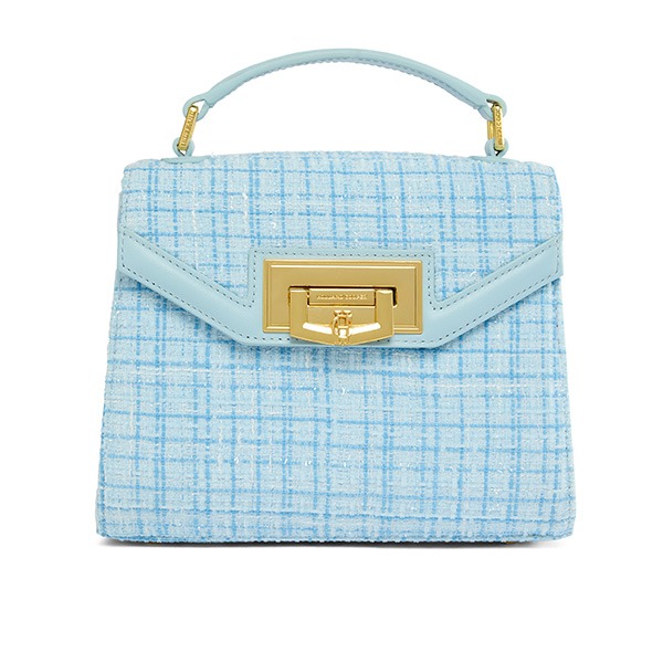 Mini Cheltenham Bag (Ice Blue Boucle)