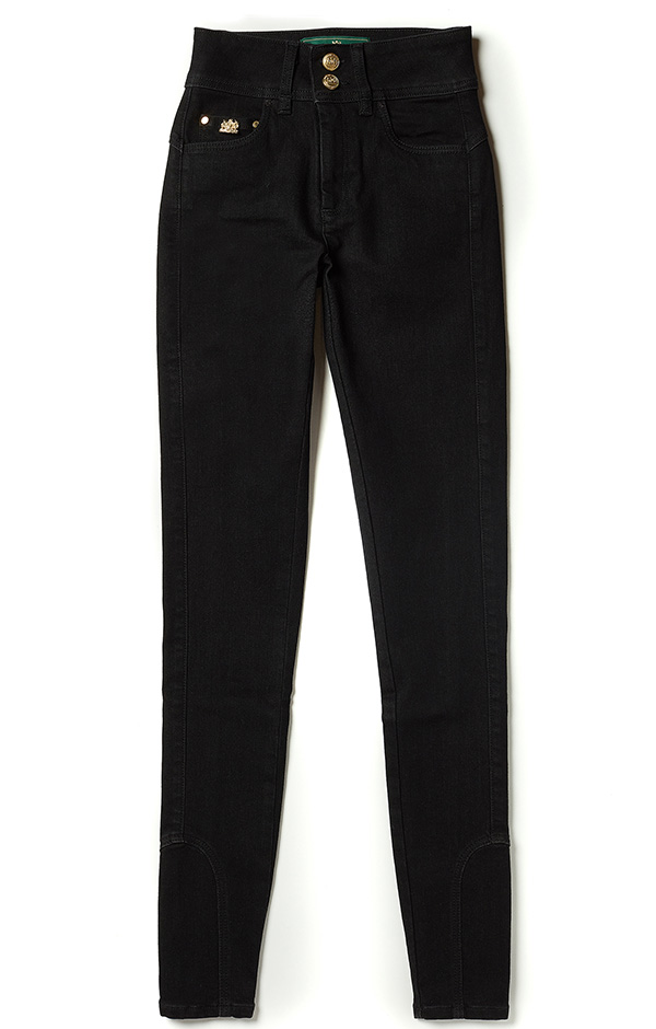 5 Pocket Jodhpur Jean (Black)