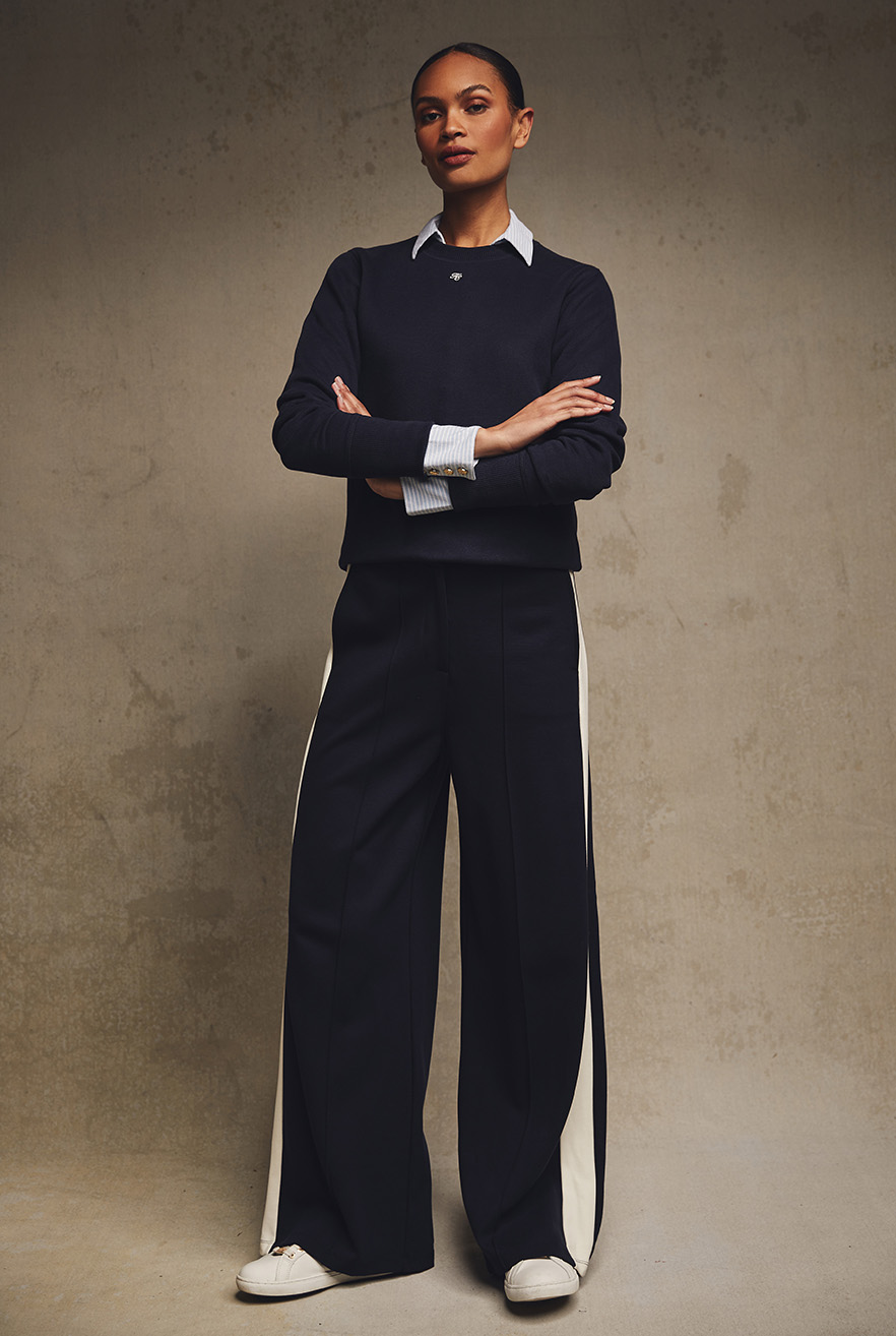 Wide Leg Pant (Ink Navy)