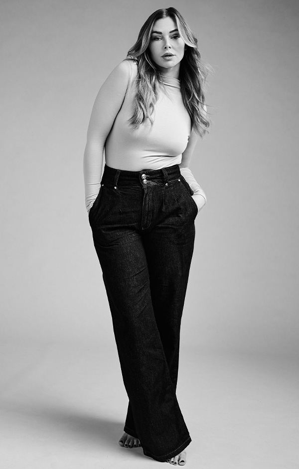 Tailored Wide Leg Jean