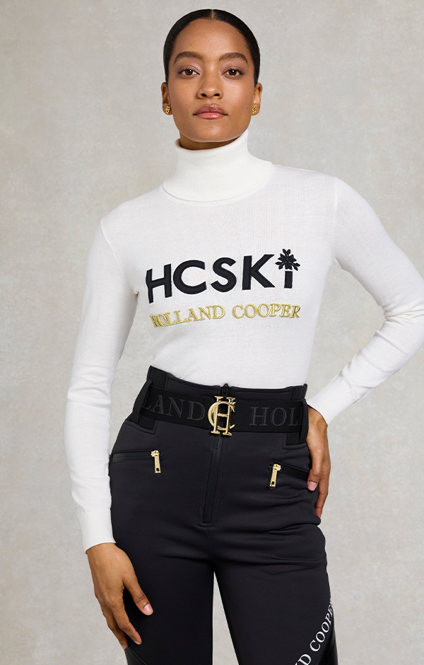 Logo Ski Knit (Winter White)