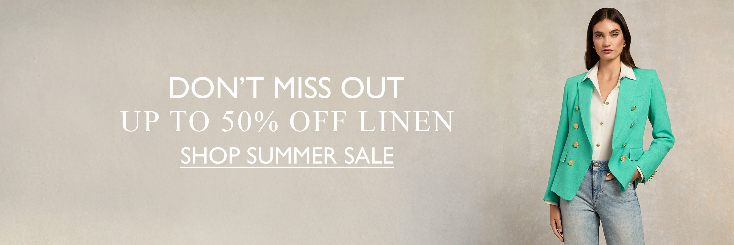 Summer Sale Tailoring