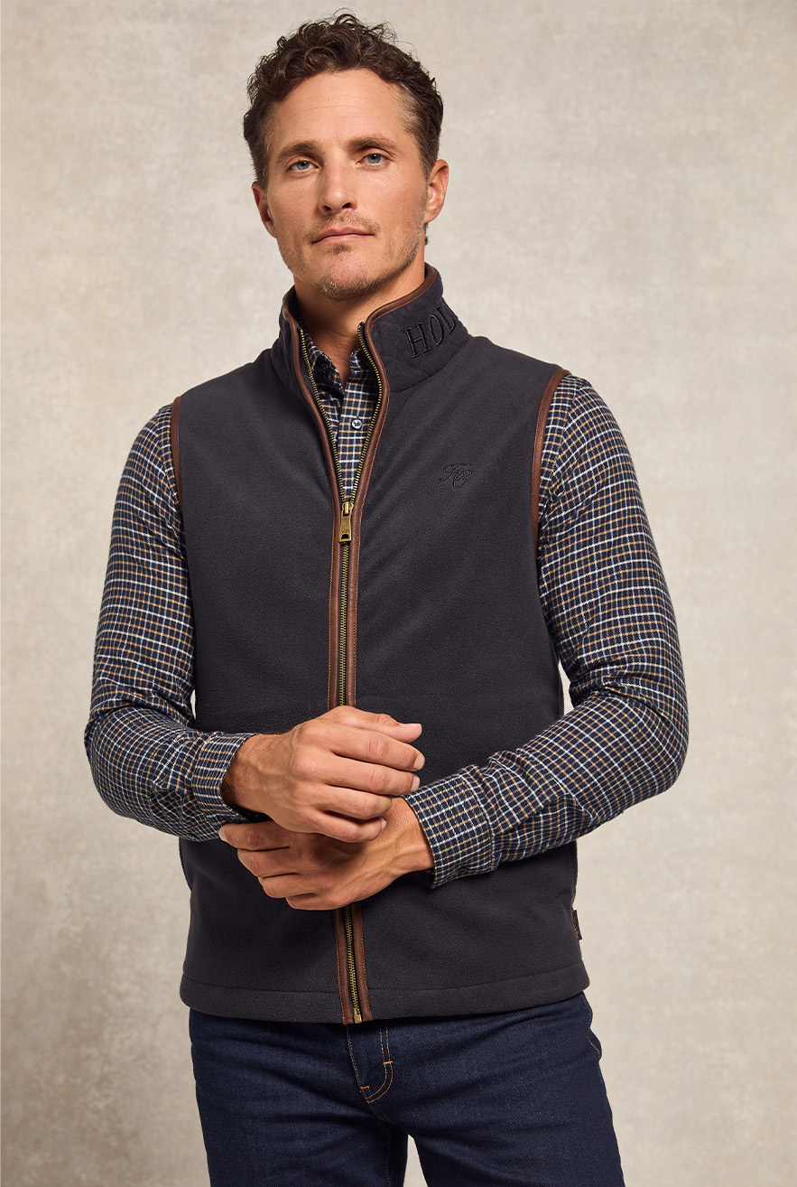 Country Fleece Gilet (Ink Navy)