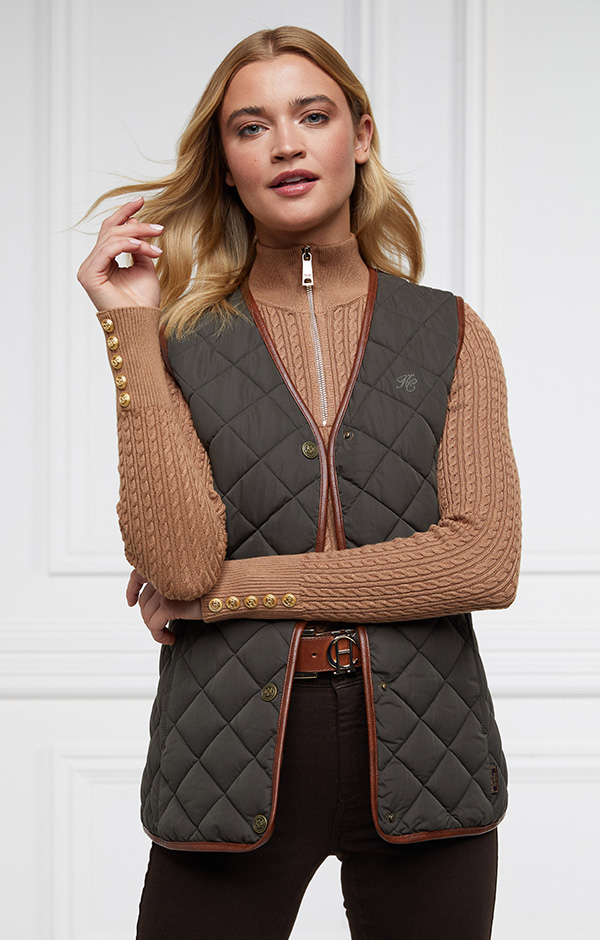 Adlestrop Gilet (Dark Olive)