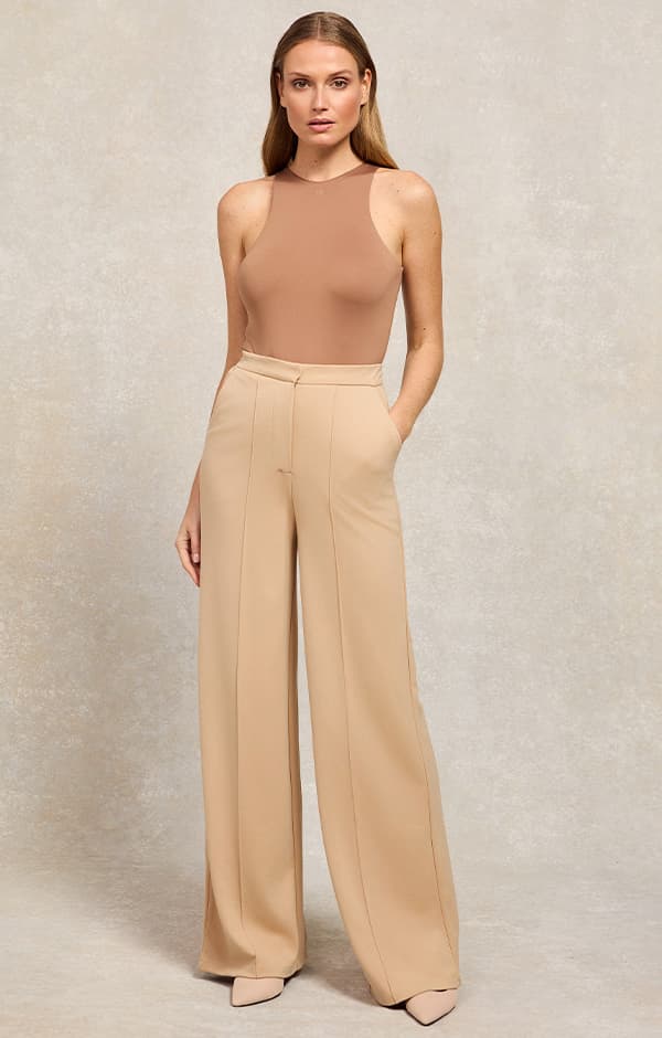 Melanie Bodysuit (Light Camel)