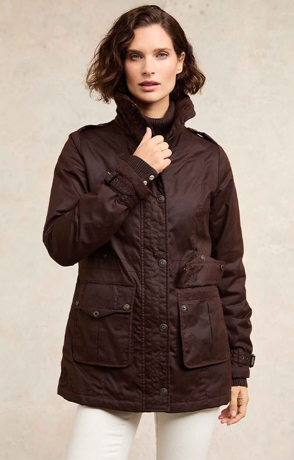 Durham Wax Jacket (Chocolate)
