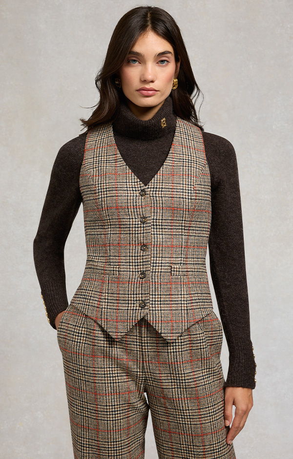 Hampton Waistcoat (Orange Windsor)