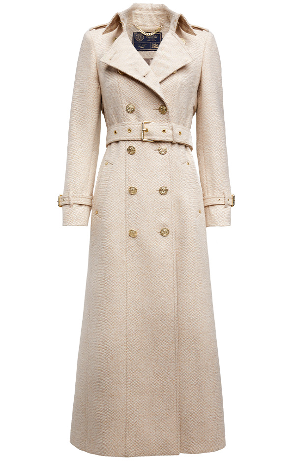 Full Length Marlborough Trench Coat (Biscuit)