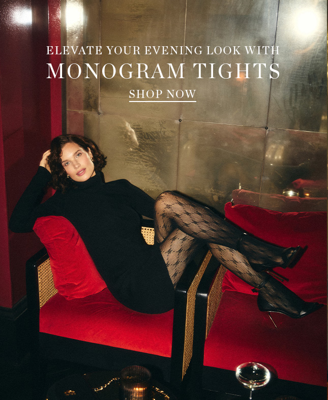 Monogram Tights (Black)