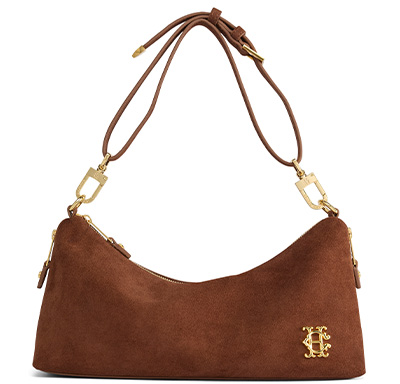 Slouch Shoulder Bag (Mocha Suede)