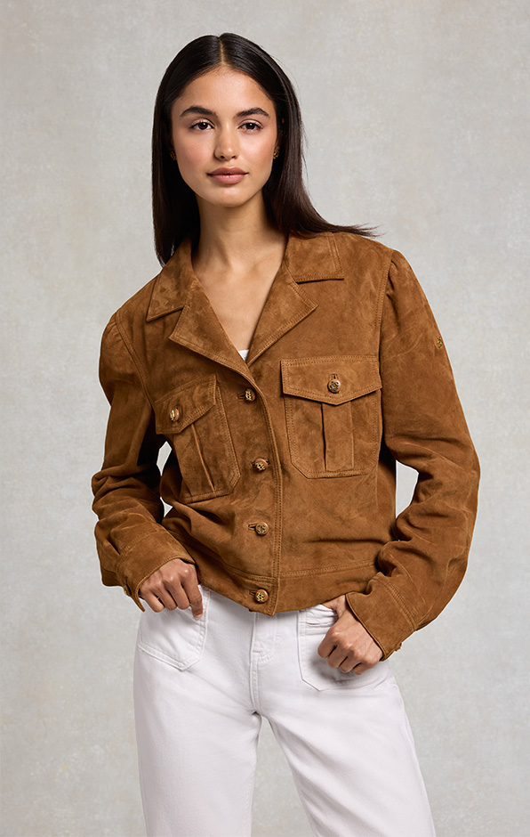 Richmond Suede Jacket (Tan)