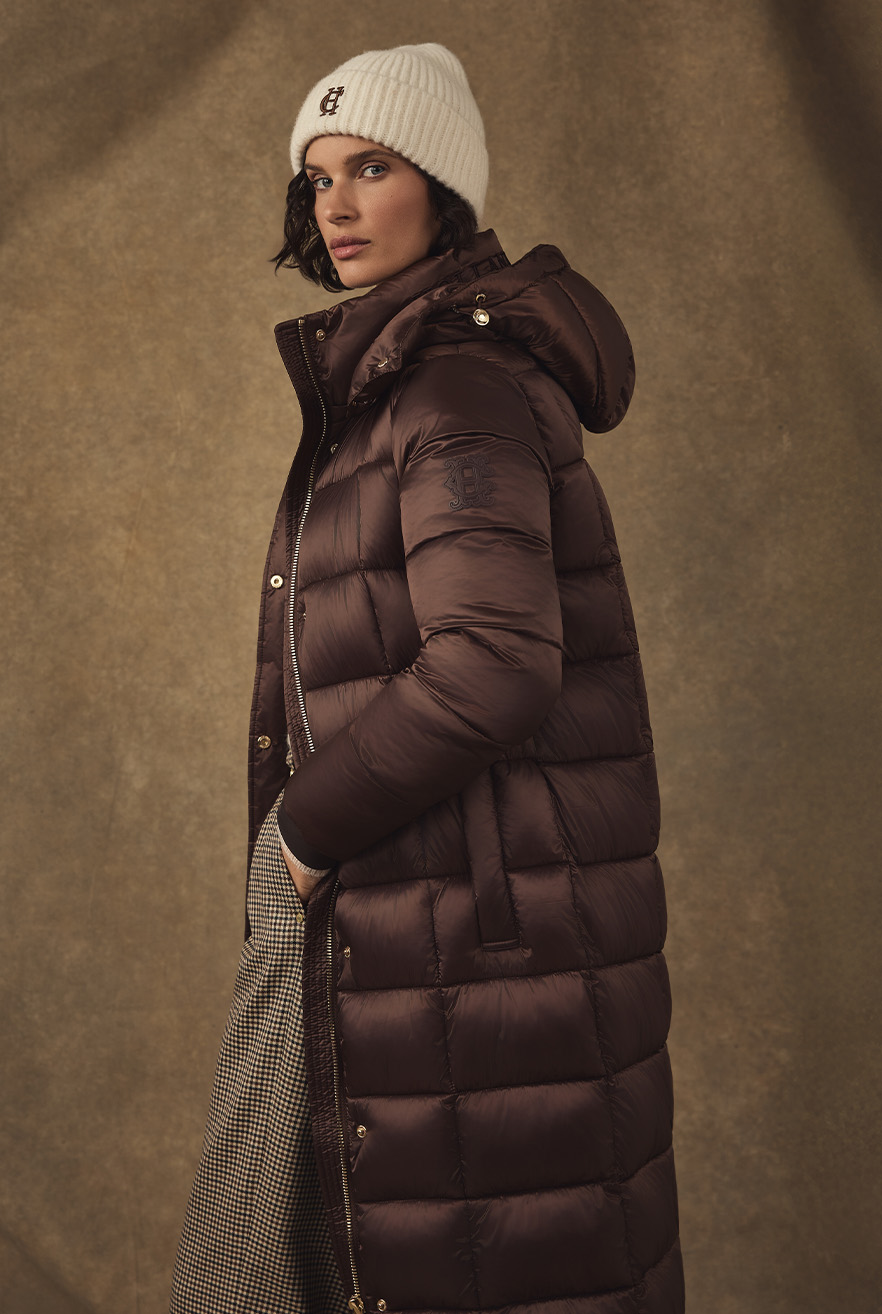 Carrington Longline Coat (Walnut)