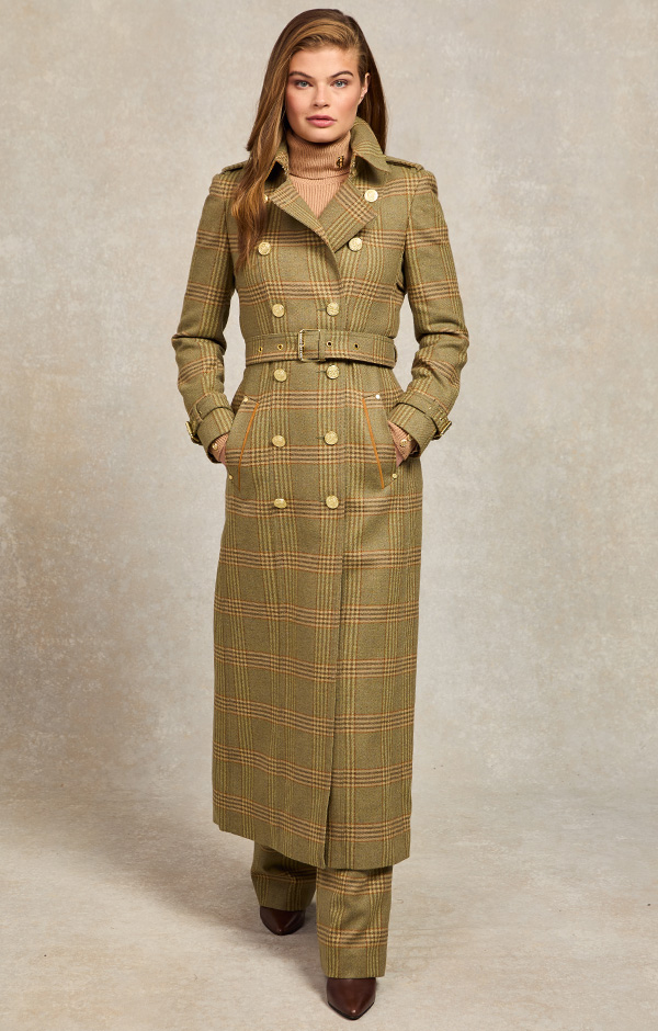Full Length Marlborough Trench Coat (Leveret)