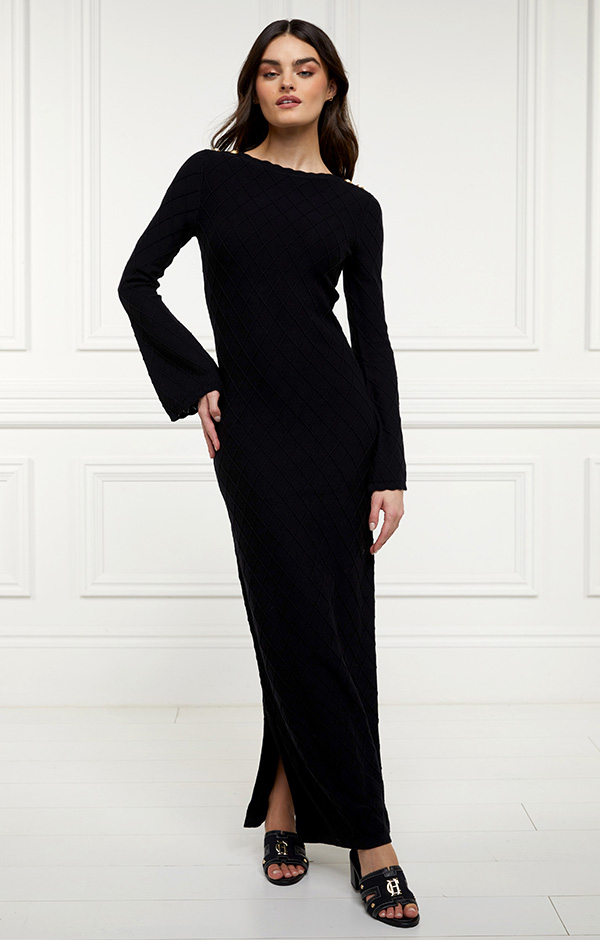 Olive Maxi Dress (Black)
