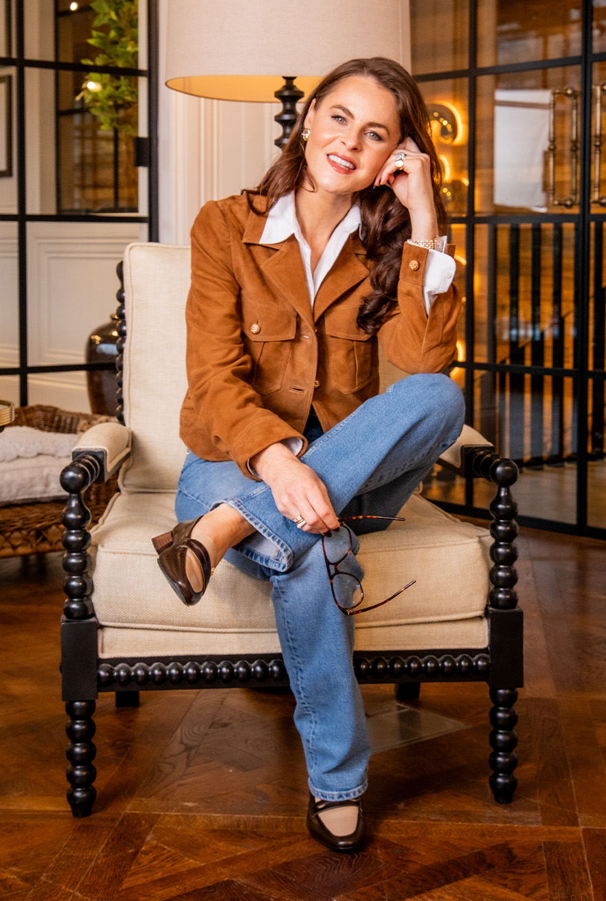 Richmond Suede Jacket (Tan)