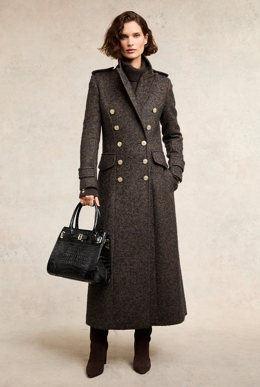 The Great Coat (Walnut Herringbone)