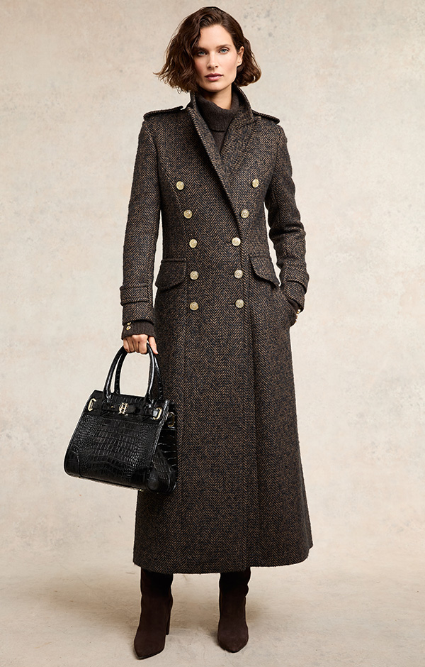 The Great Coat (Walnut Herringbone)