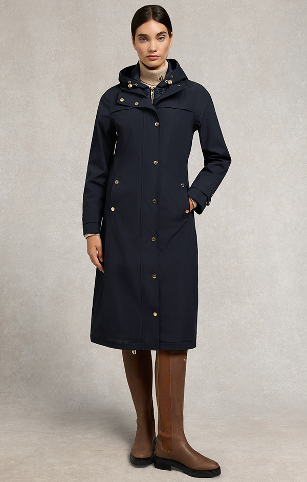 Folgate Rain Coat (Ink Navy)