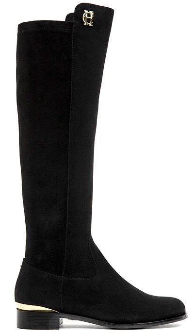 Albany Knee Boot (Black Suede)