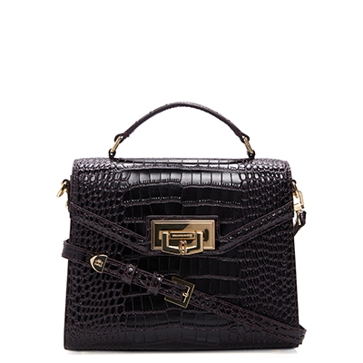 Cheltenham Bag (Rich Chocolate Croc)