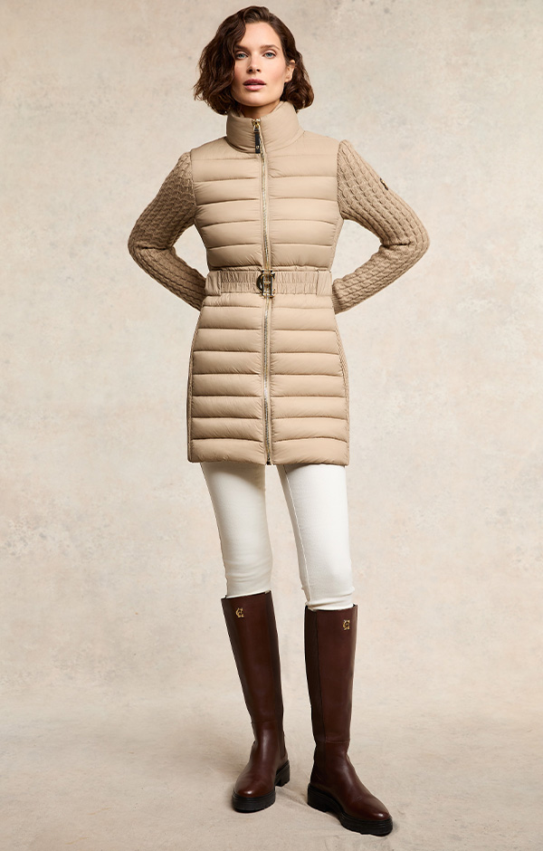 Linfold Hybrid Coat (Champagne)